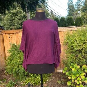 Fever Rich Purple Knit Top